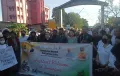  Dimapur District Administration and the district sports officials and volunteers briefly interacted with the freedom riders at Nagaland Gate, Dimapur on 8th October 2022
