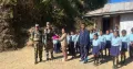 Shamatore Battalion AR distributed Stationary and Essentials to students of GPS