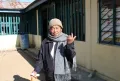 An elderly man after casting his vote at Jotsoma, Kohima