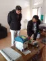 Assistant Programmer demonstrating EVM at Noklak
