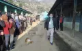 DC & DEO Kiphire inspecting the polling Station 6 at Kiphire