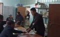 Er. Meshenlo Kath INC Candidate from 9 Kohima Town AC casting his votes at Polling Station No. 31 AG Colony Lower-I, Kohima
