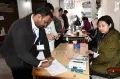 General Observer, M.J Pradip Chandren IAS during his visit to Polling Station 13 Daklane-III Kohima