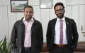M.J Pradip Chandren with DC & DEO Kohima