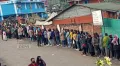 Polling conducting very peacefully at Mangkolemba