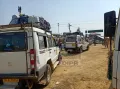 Polling party of 7-Peren AC heading to their polling station at Peren