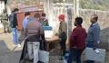 Polling personnel for 7-Peren AC before departing to their respective polling stations at Peren