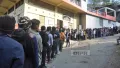 Voters in queue in various polling station under Mokokchung