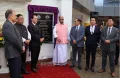 GOVERNOR LA GANESAN INAUGURATED MULTI LEVEL CAR PARKINGS, P.R HILL, IN THE STATE CAPITAL, KOHIMA