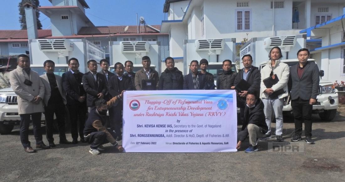 FLAGGING-OFF OF REFRIGERATED VANS UNDER RASHTRIYA KRISHI VIKAS YOJANA (RKVY)