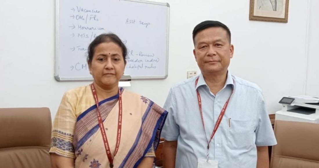 STATE CHIEF INFORMATION COMMISSIONER CALLS ON S. RADHA CHAUHAN, SECRETARY, PERSONNEL & TRAINING, GoI