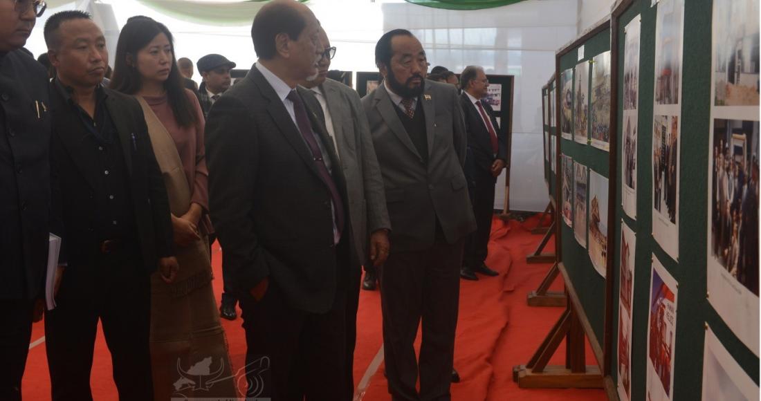 CM, NEIPHIU RIO INAUGURATES PHOTOGRAPHY EXHIBITION AT SECRETARIAT PLAZA