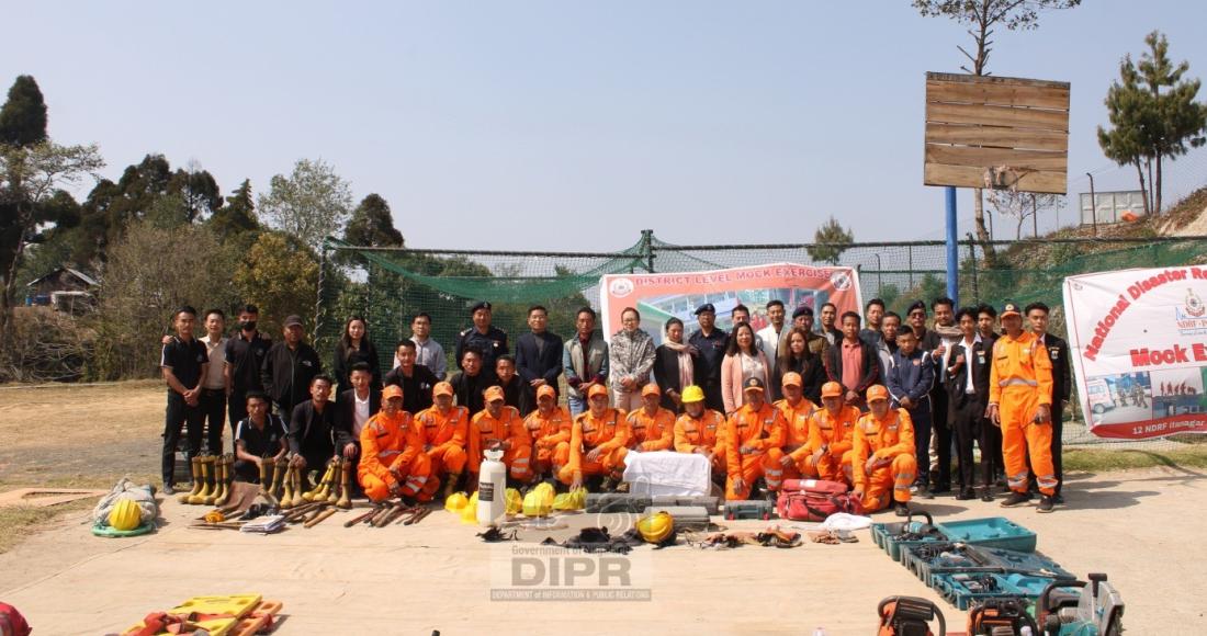 NDRF PERSONNEL SUCCESSFULLY CONCLUDES FAMILIARISATION EXERCISE (FAMEX) IN NAGALAND