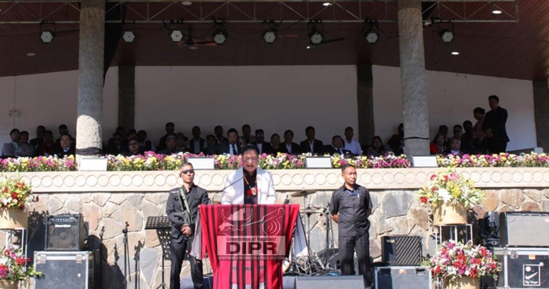 GABRIEL DENWANG WANGSU GRACES THE LAST DAY OF INTERNATIONAL HORNBILL FESTIVAL MON EDITION 2025