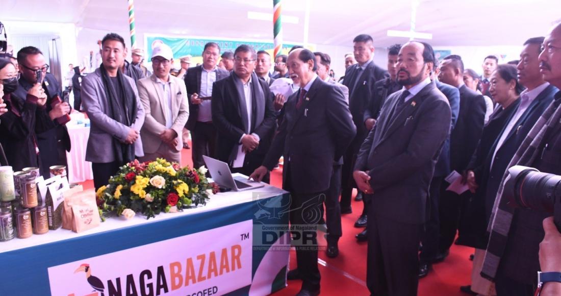 CHIEF MINISTER LAUNCHES MARCOFED E-COMMERCE PLATFORM ‘NAGA BAZAAR’ ON REPUBLIC DAY